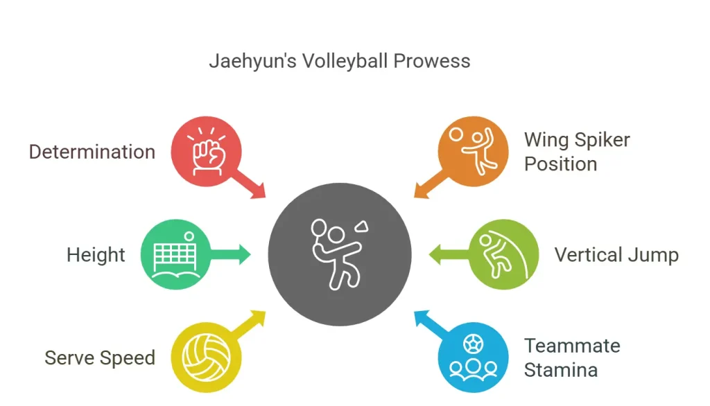 Jaehyun's Volleyball Prowess